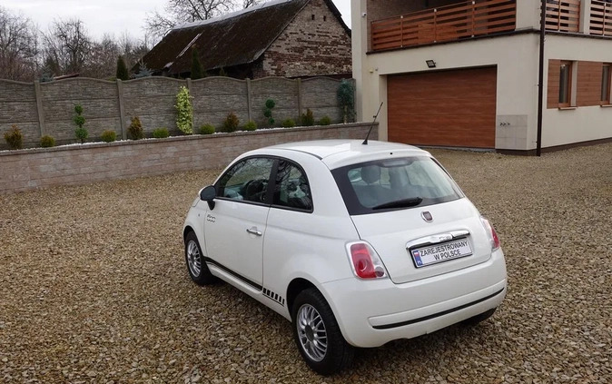 Fiat 500 cena 21900 przebieg: 133000, rok produkcji 2010 z Osieczna małe 92
